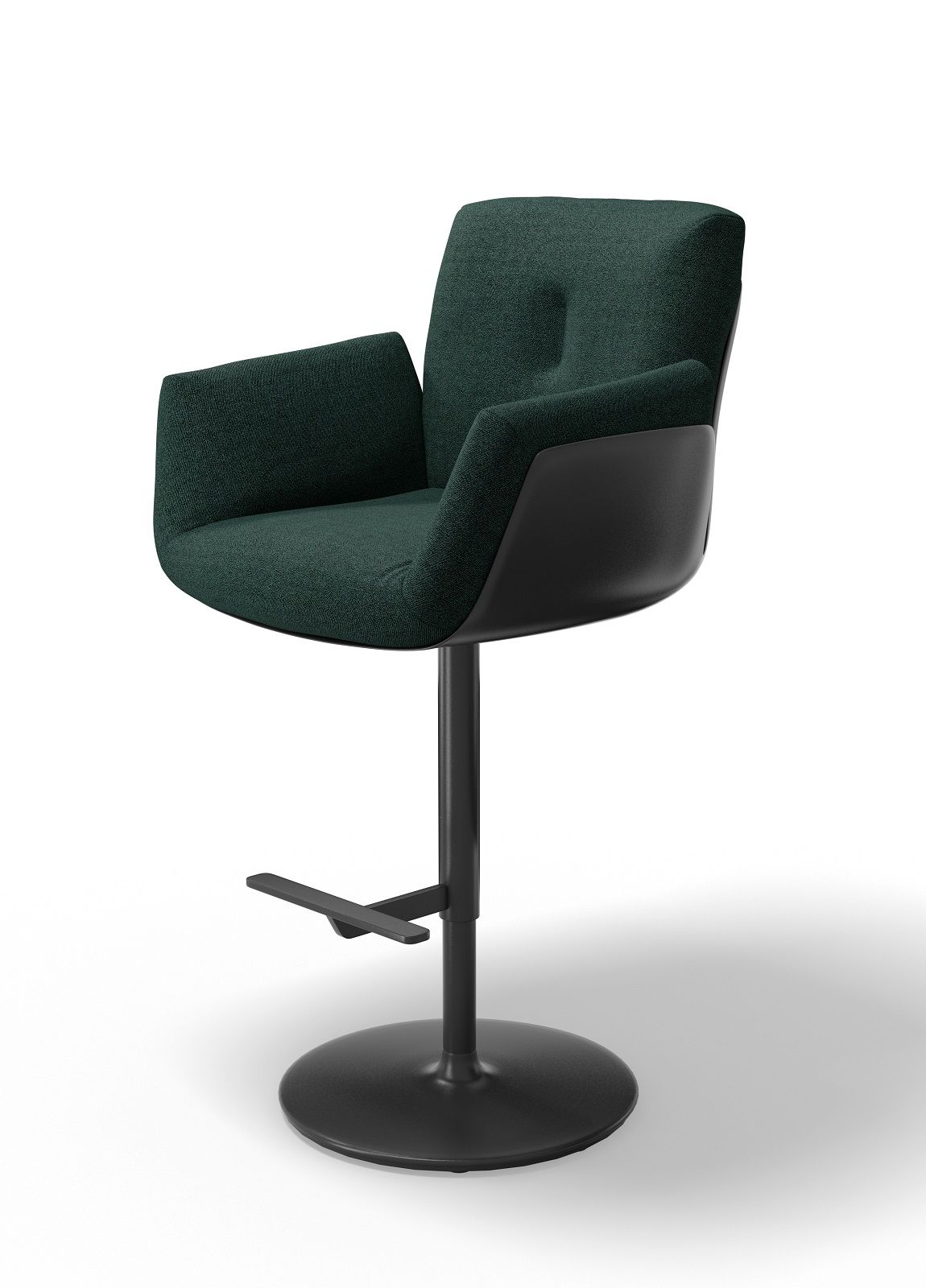 Alvo Swivel Bar stool with disc base Hx111 cm Cor